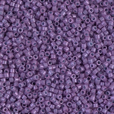 Miyuki Delica DB0660 Purple Size 11 Opaque Dyed Dark Orchid Bead 5g