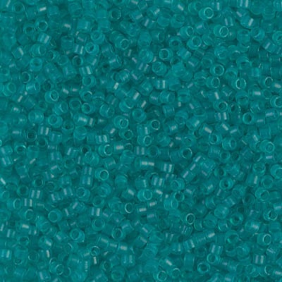 Miyuki Delica DB0786 Green Size 11 Tr Semi Frosted Dyed Teal Bead 5g