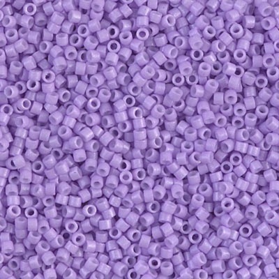 Miyuki Delica DB2138 Purple Size 11 Duracoat Opaque Dyed Columbine Bead 5g
