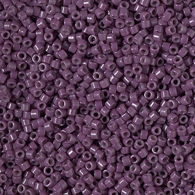 Miyuki Delica DB2360 Purple Size 11 Duracoat Opaque Dyed Grape Bead 5g