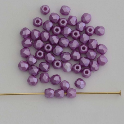 Fire Polished Purple 2 3 4 6 mm Pastel Lila 02010-25012 Czech Bead