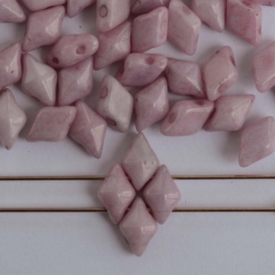 Diamonduo Pink Chalk Lila Shimmer 03000-14494 Czech Glass Bead x 5g