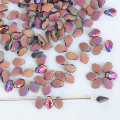 Gekko Pink Crystal Sliperit  ''Full'' Etched 00030-29583 Czech Glass Bead x 5g