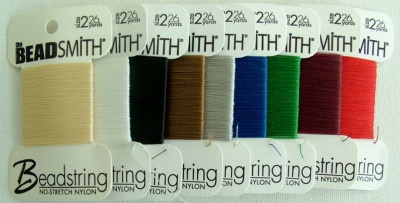 Thread Card No Stretch Nylon Neclkace Repair Bead Stringing 9 Colours 4 Sizes
