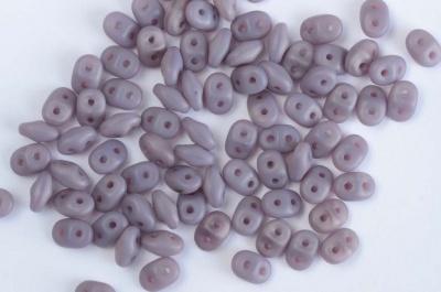 Superduo Purple Opal Violet Matt 21010-84110 Czech Beads x 10g