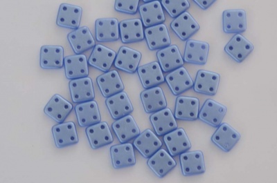 Quadratile Blue Baby Pastel Sapphire 02010-25015 Czechmates 4 Hole Bead x 10g