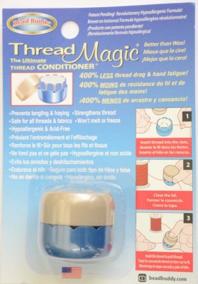 Thread Magic Conditoner Stops Threads Fraying Wax Beading