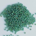 Miyuki Seed 1016 Green Size 15 11 8 Silver Lined Green AB Bead 10g