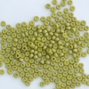 Miyuki Seed 2032 Green Size 11 Matt Opaque Golden Olive Lustre Bead 10g
