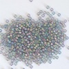 Miyuki Seed 2444 Blue Size 11 Tr Blue Grey Rainbow Gold Lustre Bead 10g
