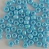 Miyuki Seed 0413r Blue Size 6 Opaque Turquoise Blue AB Bead 10g