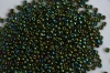 Miyuki Seed 0465 Green Size 15 11 8  Metallic Dark Green Iris  Bead  10g