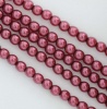 Glass Pearl Round Red 2 3 4 6 mm Wine 70479 Czech Beads
