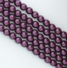 Glass Pearl Round Purple 2 3 4 mm Aubergine 70979 Czech Beads