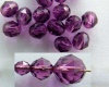 Swarovski Triangular Facets 5025 Purple Amethyt 8mm 6mm 4mm Oval Beads