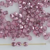Fire Polished Pink 3 4 mm Met Ice Crystal Flamingo 00030-67744 Czech Bead