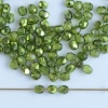 Fire Polished Green 3 4 mm Met Ice Crystal Olive 00030-67554 Czech Bead