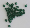 Swarovski Bicone 5328 Green Emerald  3mm 4mm  x 20 Bead