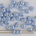 Es-o Blue Mini Alabaster Pastel Lt Sapphire 02010-25014 Czech Glass Bead x 5g