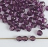 Swarovski Hex Faceted 5000 Purple 2 3 4 6 mm Amethyst 204 Round Beads