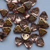 Triangle Gold Crystal Apollo Capri Gold 00030-27101 Czech Beads x 10g
