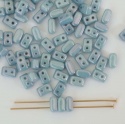Ios Blue Chalk Baby Blue Shimmer 03000-14464 Czech Glass Bead Par Puca x 5g