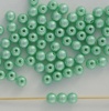 Druk Round Green 2 3 4 mm Pastel Chrysolite 02010-25025 Czech Glass Beads