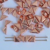 Tango Orange Copper Plated 00030-39000 Czech Glass Bead x 5g