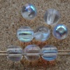 Dobble Clear Crystal AB 00030-28701 Czech Glass Beads x 20