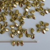 Gekko Gold Crystal Amber Full  00030-26440 Czech Glass Bead x 5g