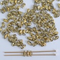 Super8 Gold Crystal Amber 00030-26441 Czech Glass Bead x 5g