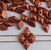 Diamonduo Brown Crystal  Matt Met Copper 00030-01750 Czech Glass Bead x 5g
