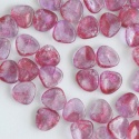 Rose Petal Pink Crystal fuchsia 00030-02660 Czech Glass Bead x 50