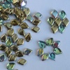 Dragon Scales Gold Crystal Golden Rainbow 00030-98536 Czech Glass Bead x 5g
