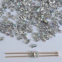 Super8 Silver Crystal Silver Rainbow 00030-98530 Czech Glass Bead x 5g