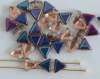 Kheops Blue Crystal Sliperit 00030-29501 Czech Glass Beads x 10g