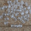Swarovski Hex Faceted 5000 Clear 2 3 4 6 8 10 mm Crystal 001 Round Beads