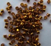 Miyuki Delica DB0505 Gold Size 11 24ct Dark Yellow Gold Plated Bead 2g