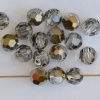Swarovski Hex Faceted 5000 Gold 6 8 mm Crystal Dorado 001dor Round Beads