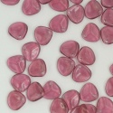 Rose Petal Pink Fuchisa 70350 Czech Glass Bead x 50