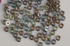 O Beads Grey Crystal Graphite Rainbow  00030-98537 Czech Glass x 5g