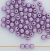 Druk Round Purple 2 3 4  mm  Pastel Lila 02010-25012 Czech Glass Spacer Beads