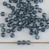 Swarovski Hex Faceted 5000 Blue 3 4 mm Montana 207 Round Beads