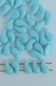 Zoliduo Left Right Blue Turquoise Blue 63020 Czech Glass Bead x 25