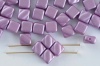 Silky Purple Alabaster Pastel Lila  02010-25012 Czech Glass Beads x 10g