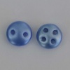 Lentil 2 4 Hole Quadralentil 6mm Blue Pastel Sapphire 02010-25015 Czec Bead x50
