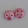 Lentil 2 4 Hole Quadralentil 6mm Pink Pastel Flamingo 02010-25008 Cz Bead x50