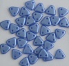 Triangle Blue Pastel Sapphire Baby Blue Pearl Coat 02010-25015 Czech Beads x 10g