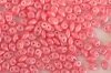 Superduo Pink Alabaster Pearl Shine Lt Pink Miniduo 02010-24004 Czech Bead x 10g