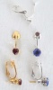 Gold - Silver Plated Earring Converters Converts Pierced To Clip Ons  x 1pr